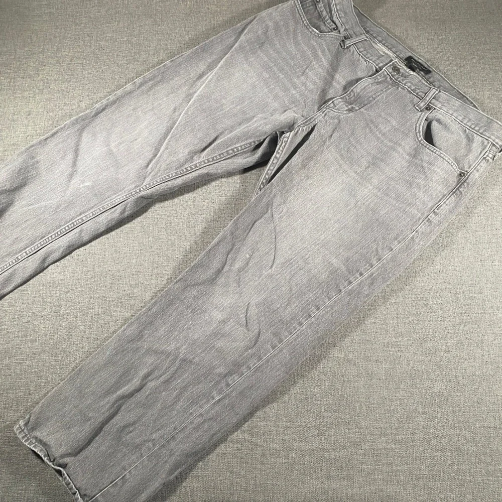 Banana Republic‎ Vintage Straight Jeans Mens 38x30 (Fits 38x28) Grey Denim Pants